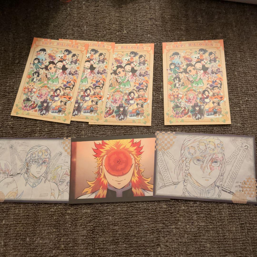 鬼滅の刃　ポストカード　煉獄杏寿郎　 冨岡義勇　コースター　まとめ売り
