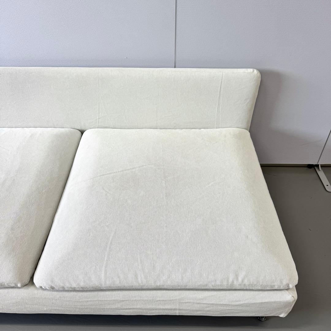★都内0円〜配送有り【希少色/廃盤】IKEA ソーデルハムン 3人掛け ホワイト