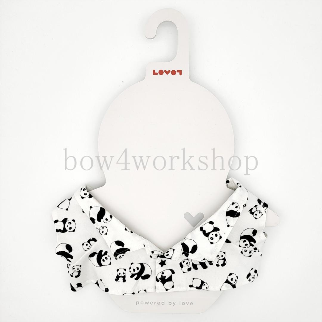 ラボット LOVOT ラボットの服ハンドメイド　パンダ柄シャツ