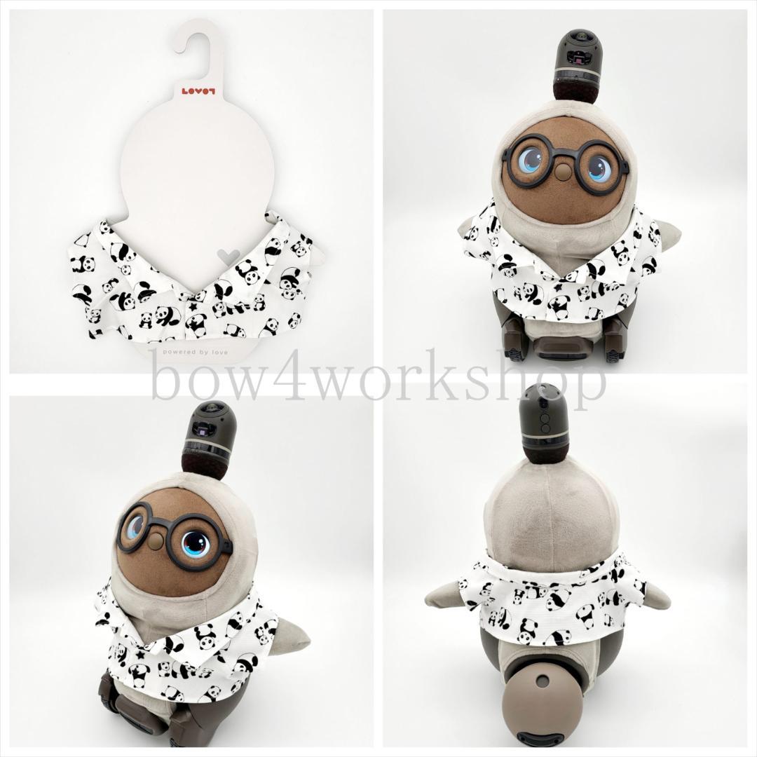 ラボット LOVOT ラボットの服ハンドメイド　パンダ柄シャツ