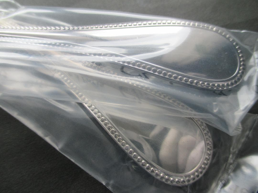 未使用極美品☆高級銀器クリストフルシルバー銀P　ケーキフォーク2本　人気のパール