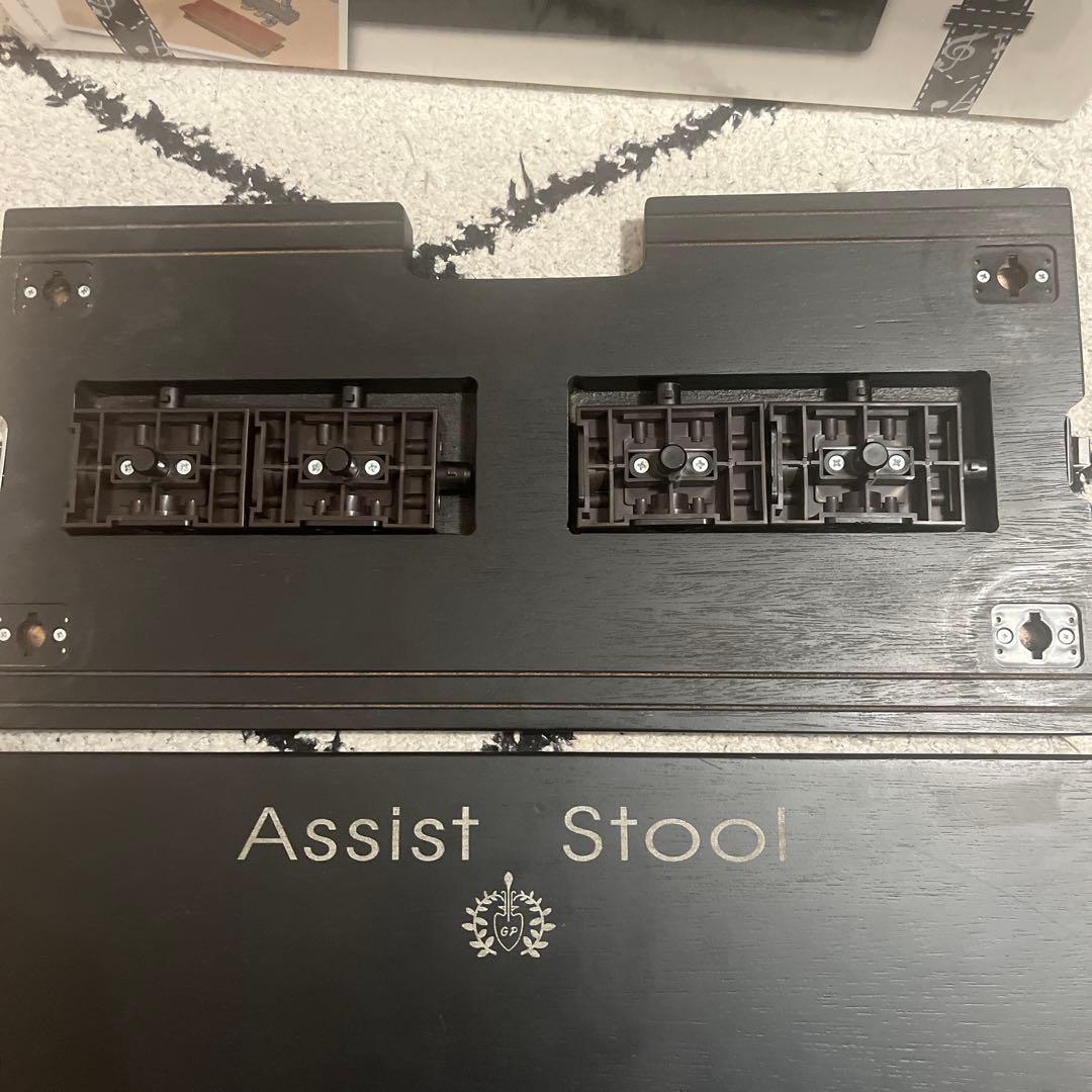 美品　YOSHIZAWA Assist Stool ペダル用スタンド 黒