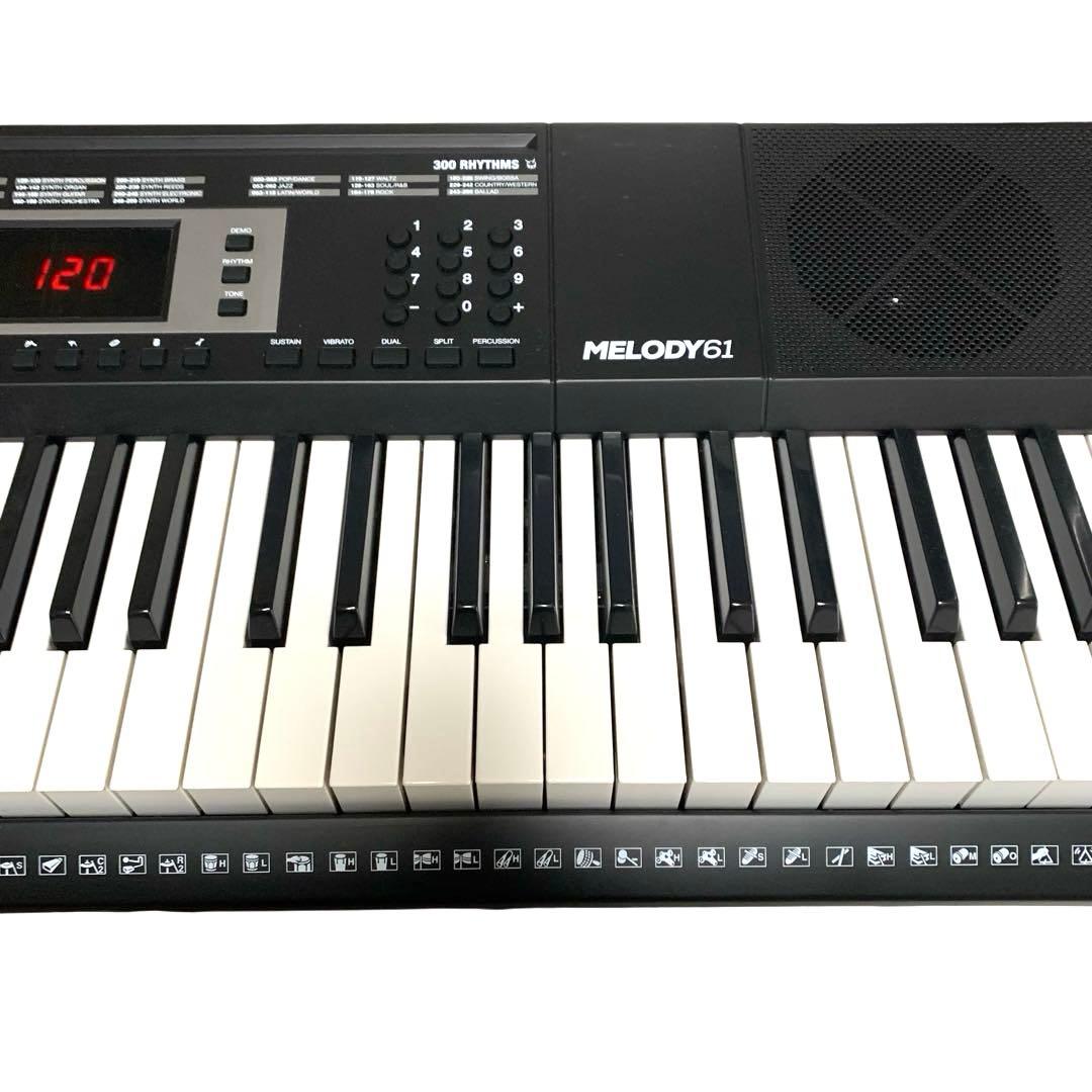 電子ピアノ　ALESIS MELODY61 キーボードスタンド　ヘッドホン付き