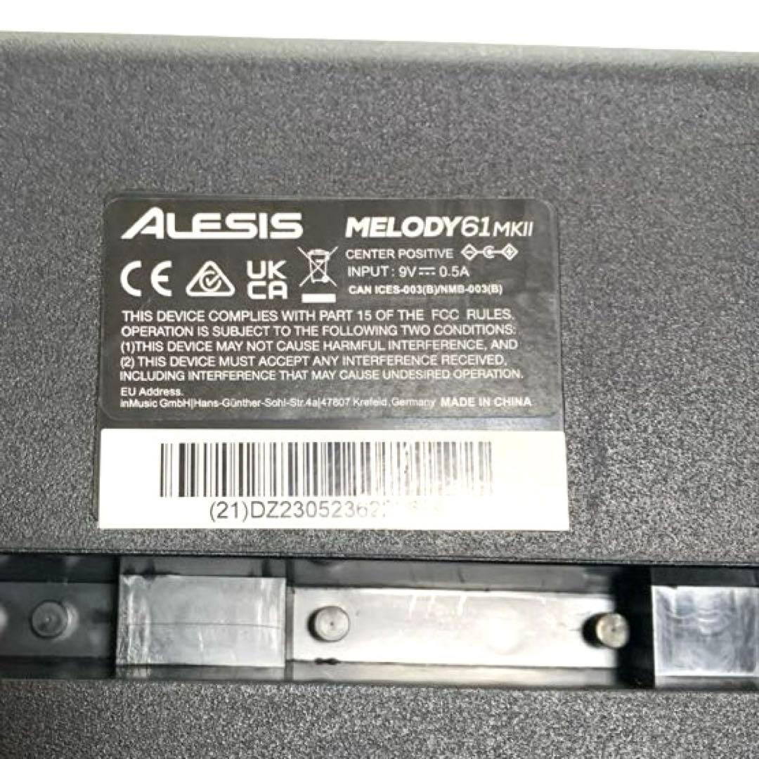 電子ピアノ　ALESIS MELODY61 キーボードスタンド　ヘッドホン付き