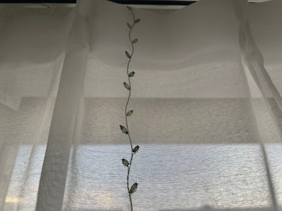 ニトリ花柄カーテンセット