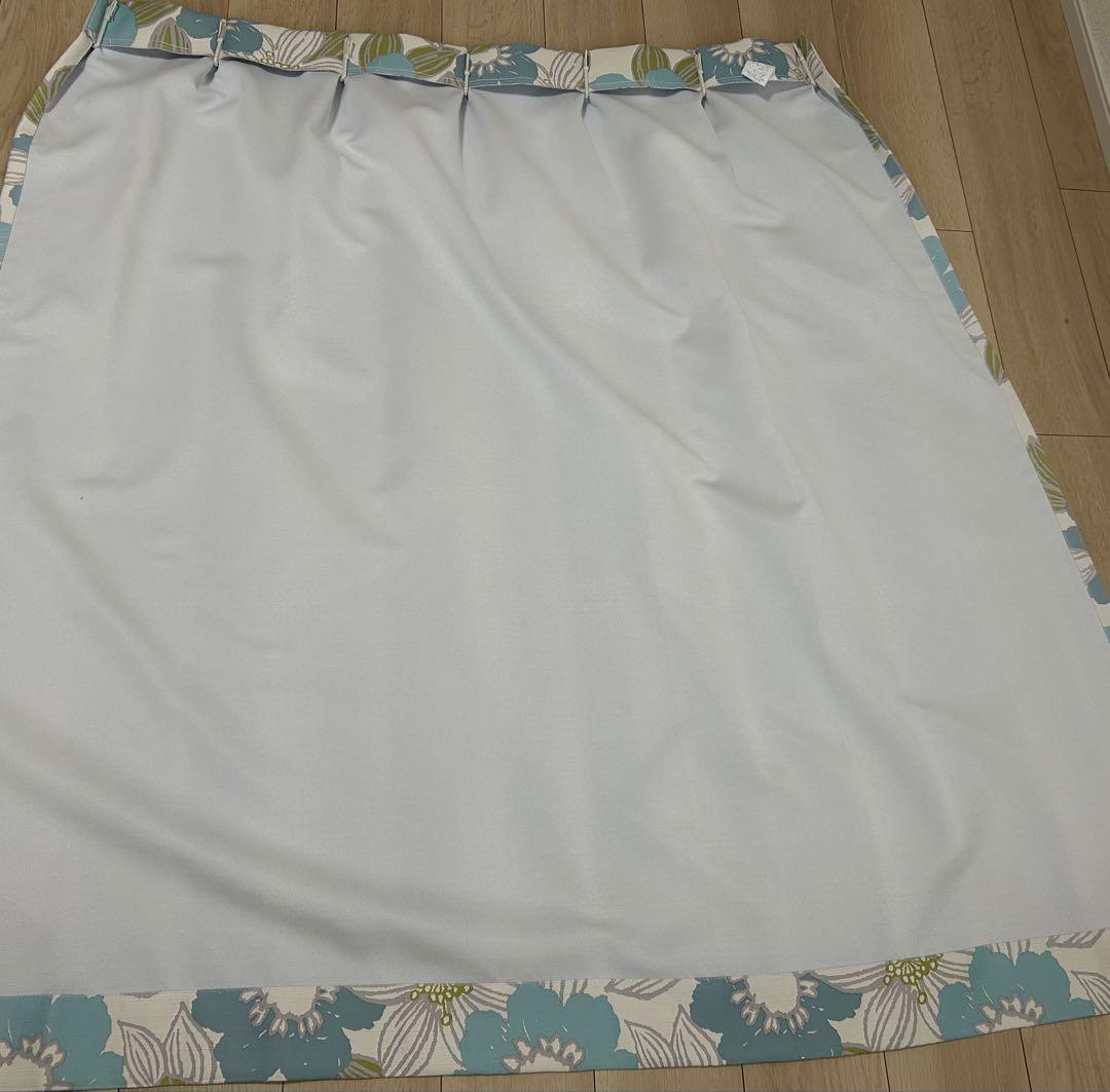 ニトリ花柄カーテンセット