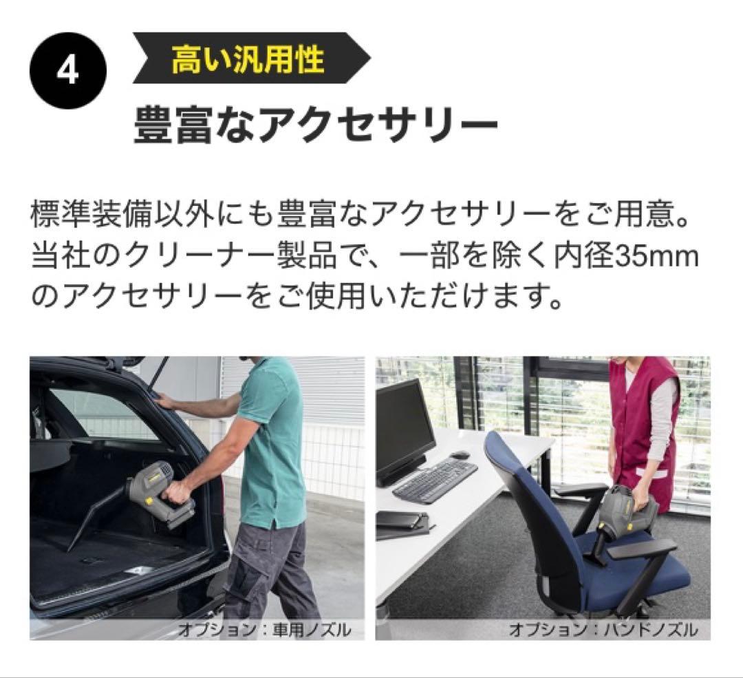 【美品】ケルヒャー ハンディバキュームクリーナー HV 1/1 BP FS