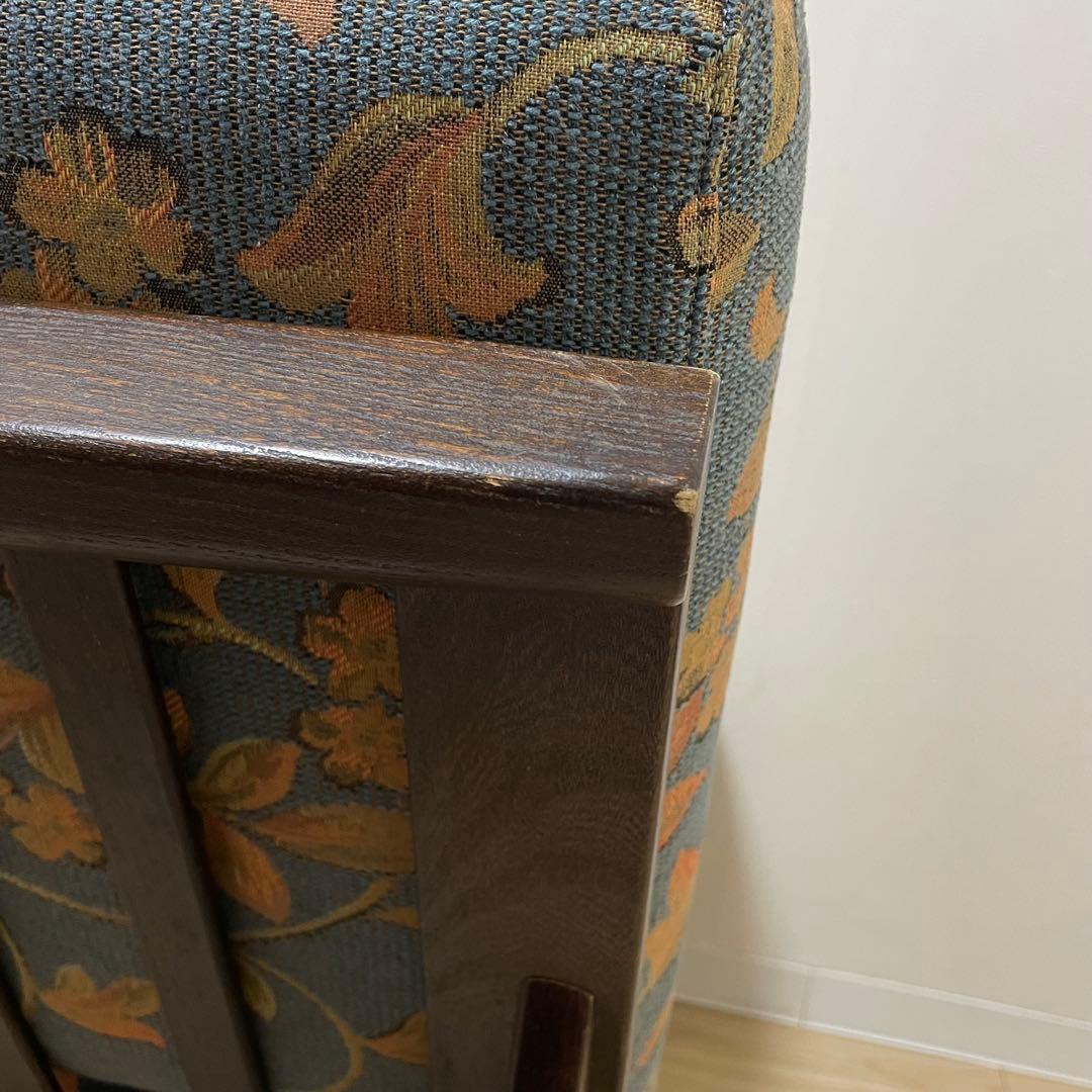 希少 美品 カリモク karimoku ローチェア 椅子 ②