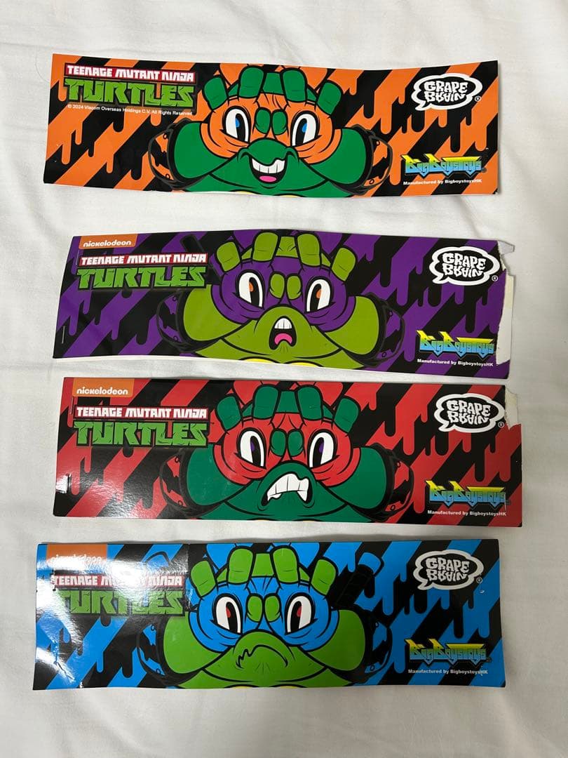 GRAPE BRAIN TMNT タートルズ4体セット