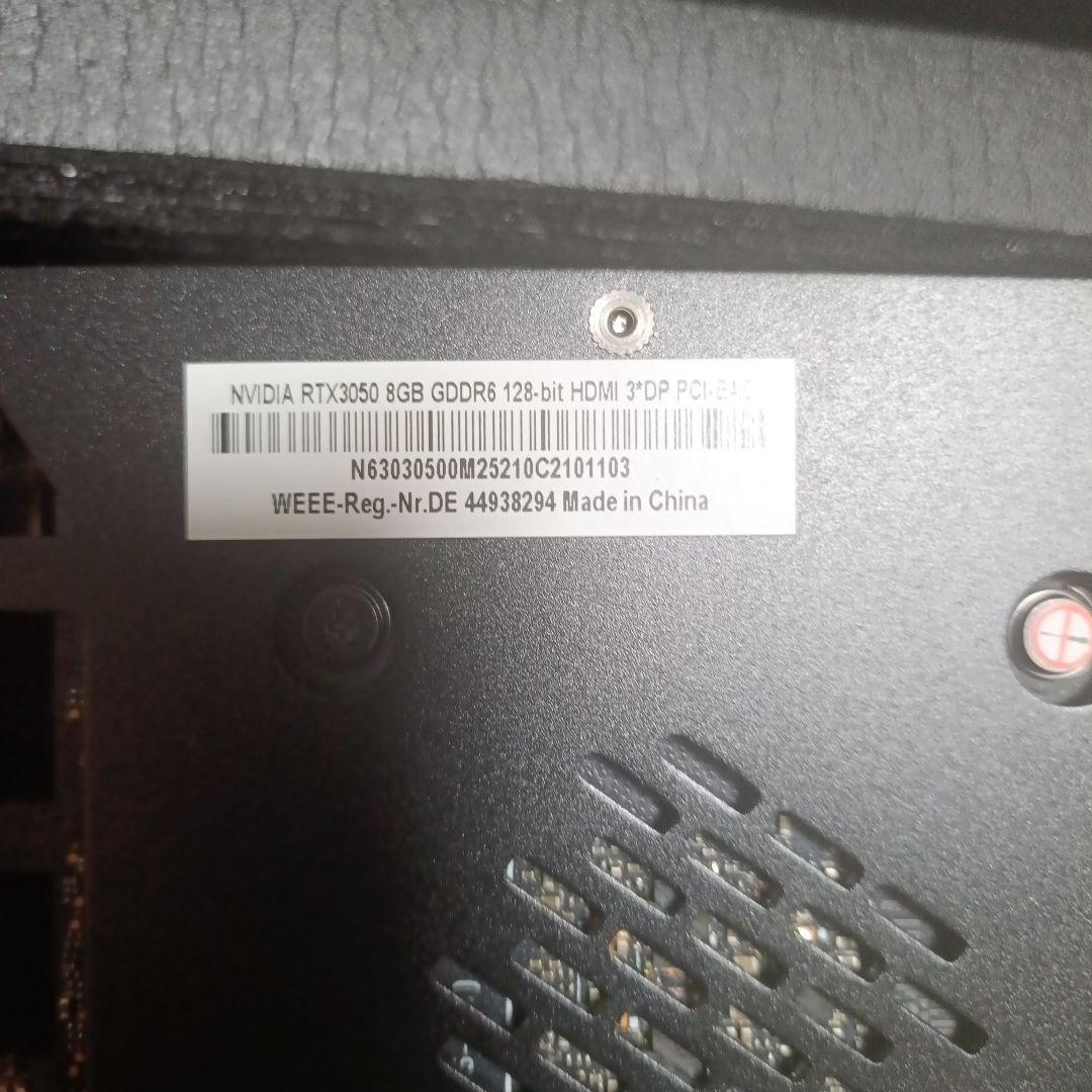 GeForce RTX 3050 8GB GDDR6 グラフィックボード
