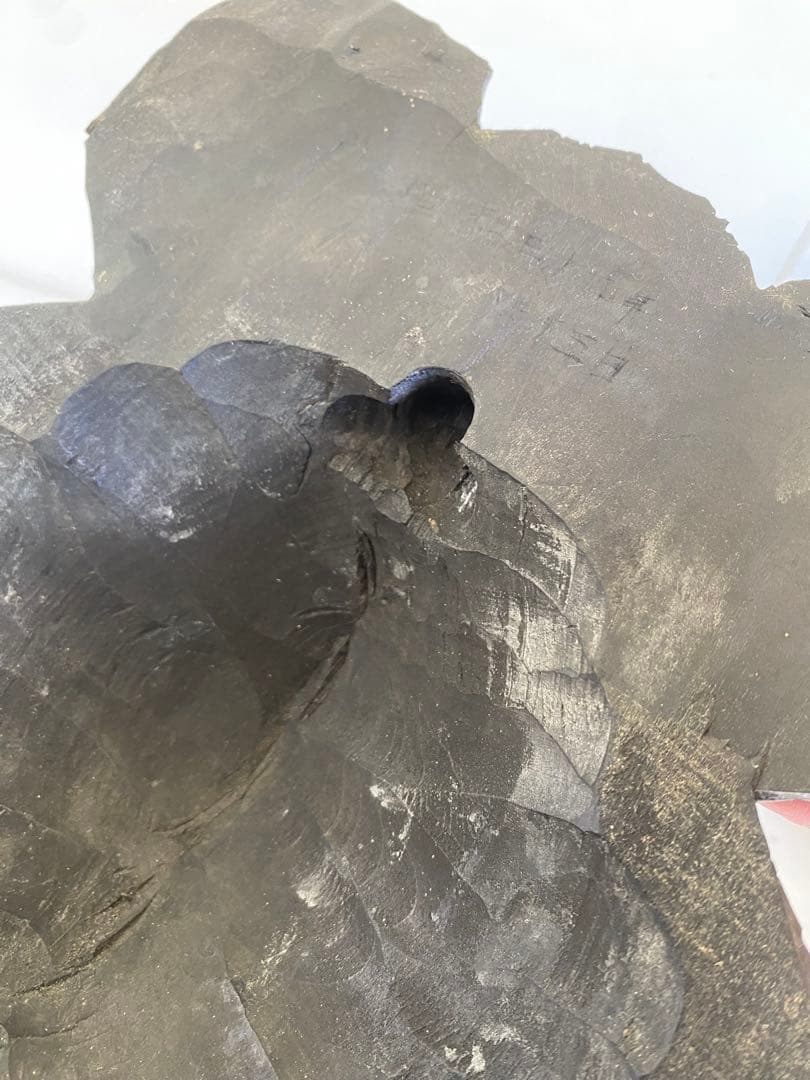 古い木彫り熊の壁掛けマスク　オブジェ　看板　木彫り熊　壁掛け　北海道　民藝