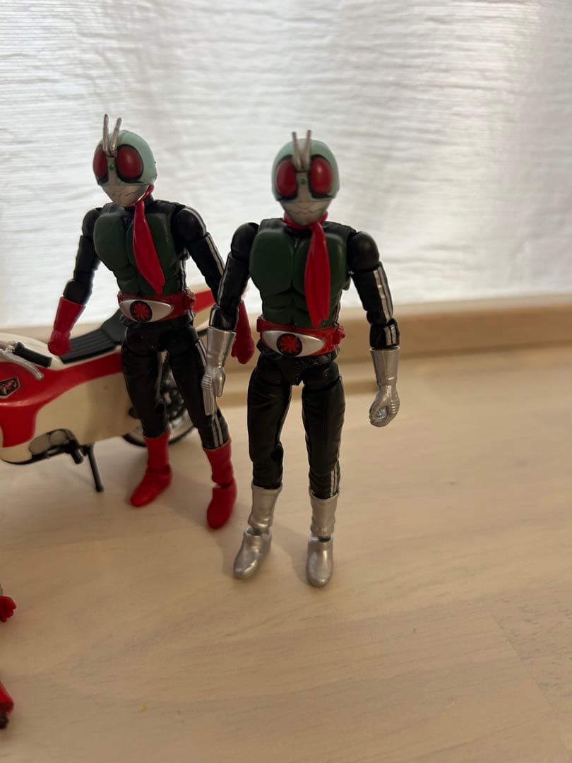 掌動駆　仮面ライダー shodo-x サイクロン号　新一号　セット