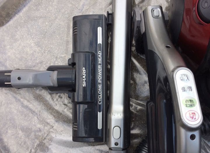 シャープ 2011年 軽量 サイクロン式掃除機 EC-PX120-R 赤黒