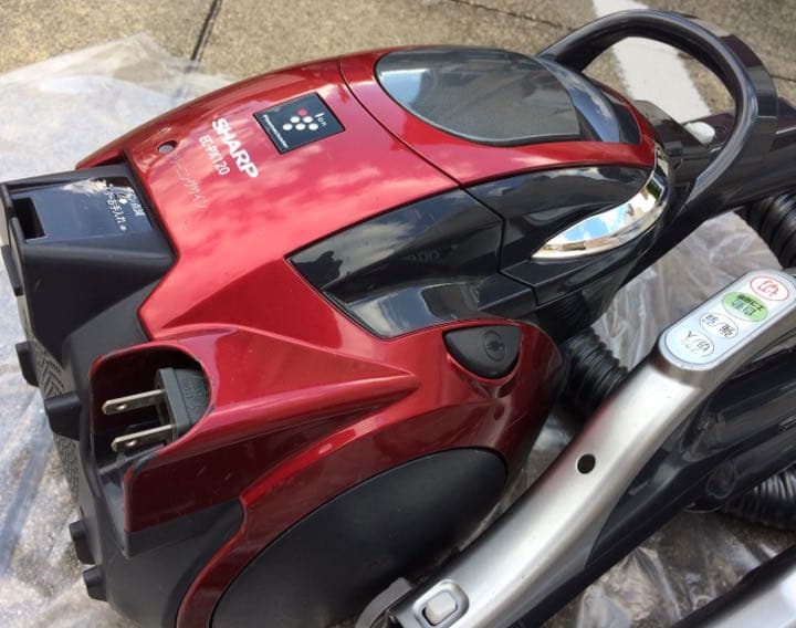 シャープ 2011年 軽量 サイクロン式掃除機 EC-PX120-R 赤黒