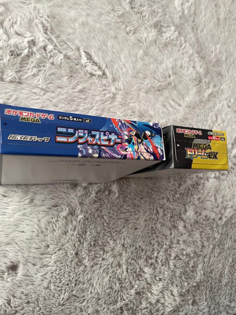 ポケモンカードゲーム メガドリームEX/ニンジャスピナー 各1box