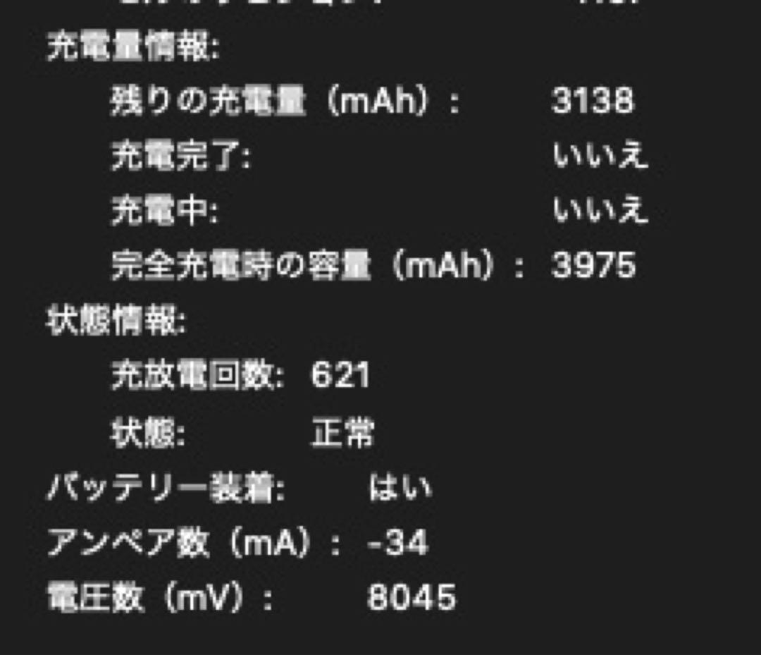 MacBook本体 MacBook Air 11 inch early 2015 128GB