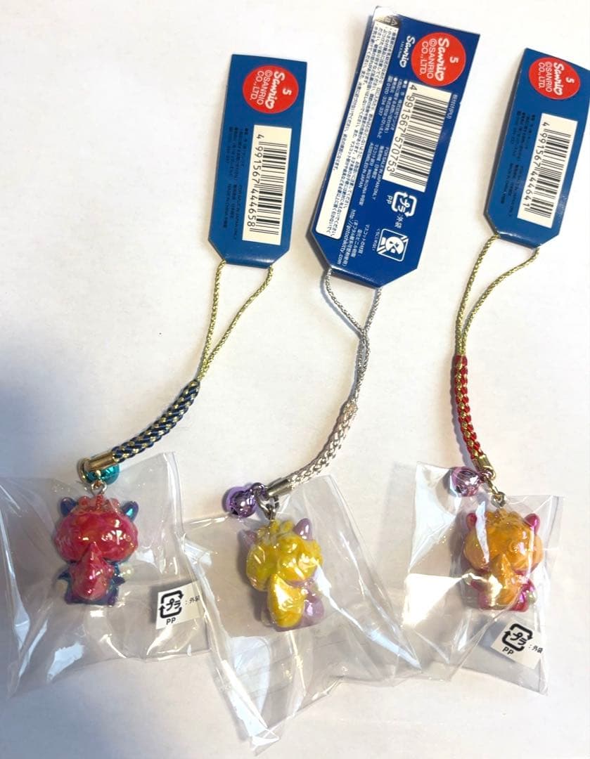 【レア！】ハローキティ ご当地　沖縄限定　ストラップ 根付け　シーサー