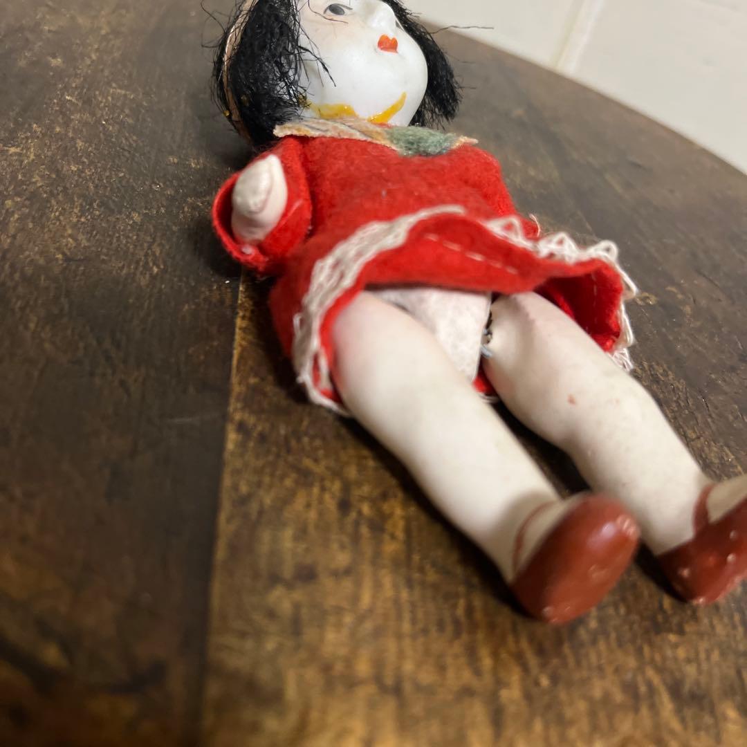 ビスクドール　市松人形　和製ビスクドール　陶器　土人形　アンティーク　レア　希少