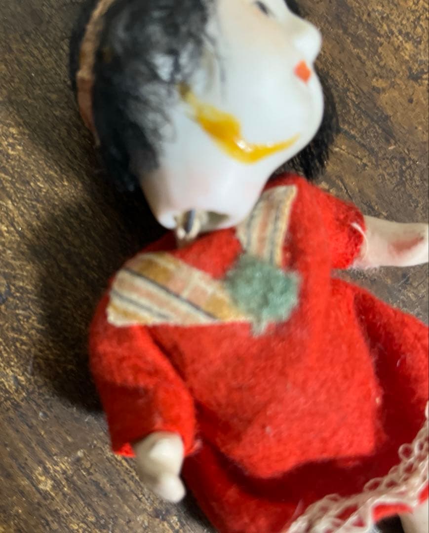 ビスクドール　市松人形　和製ビスクドール　陶器　土人形　アンティーク　レア　希少