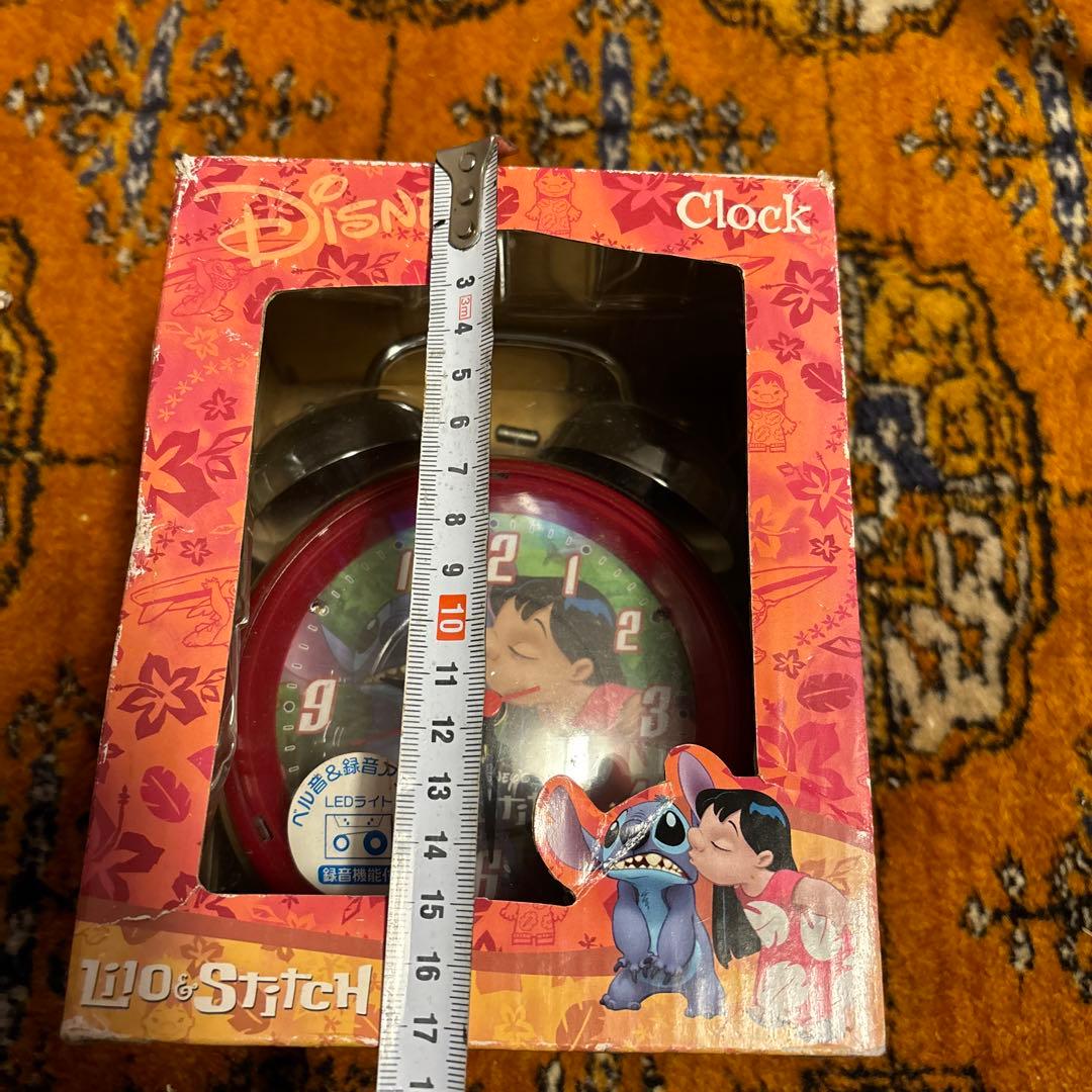 ゲームセンター非売品・新品・未使用・スティッチ[録音アラーム付き目覚まし時計]