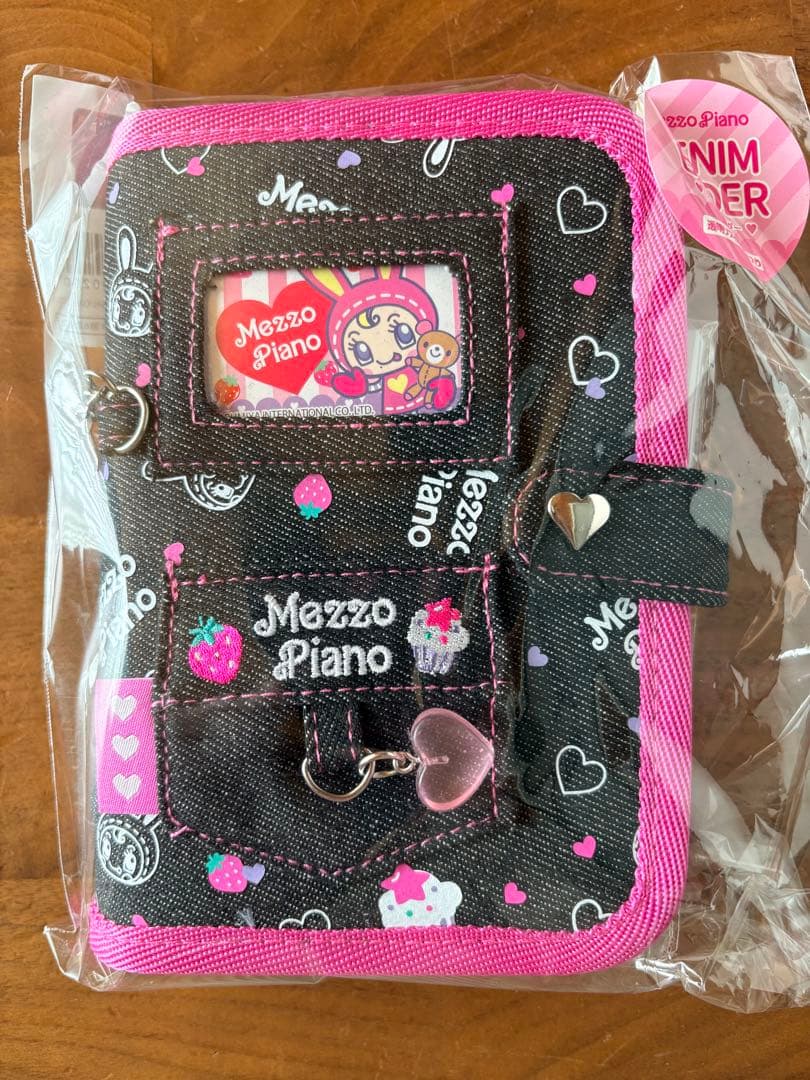 ナルミヤ デニムシールバインダー メゾピアノ 2セット【限定ポストカード付き】