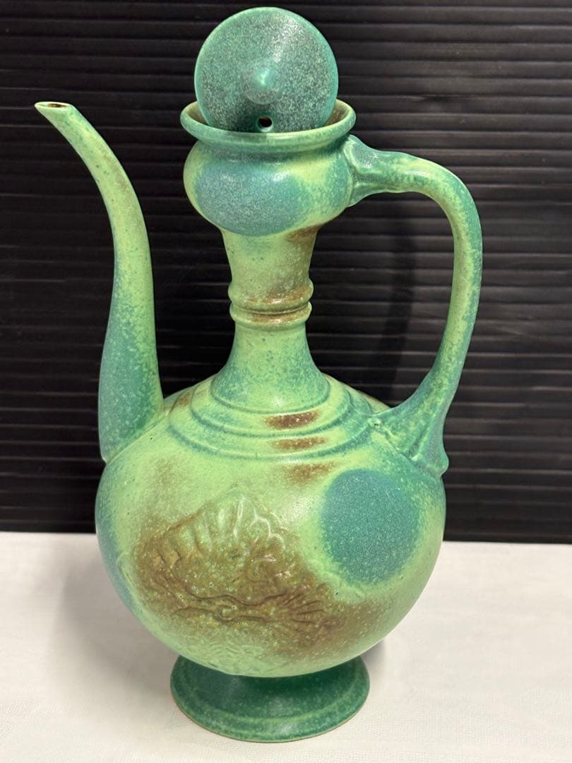 たち吉「創作陶器孔雀水指」