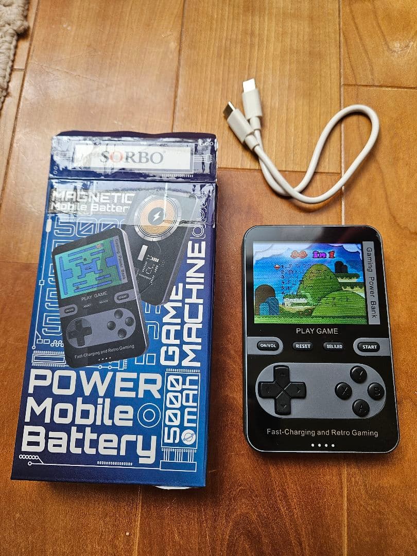 ドン・キホーテゲームも遊べるモバイルバッテリー