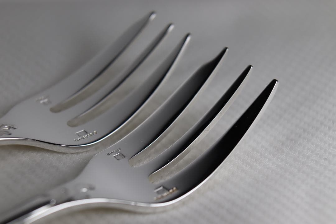 クリストフル■ケーキフォーク2本セット■美しい意匠で大人気の『マルリー』です■