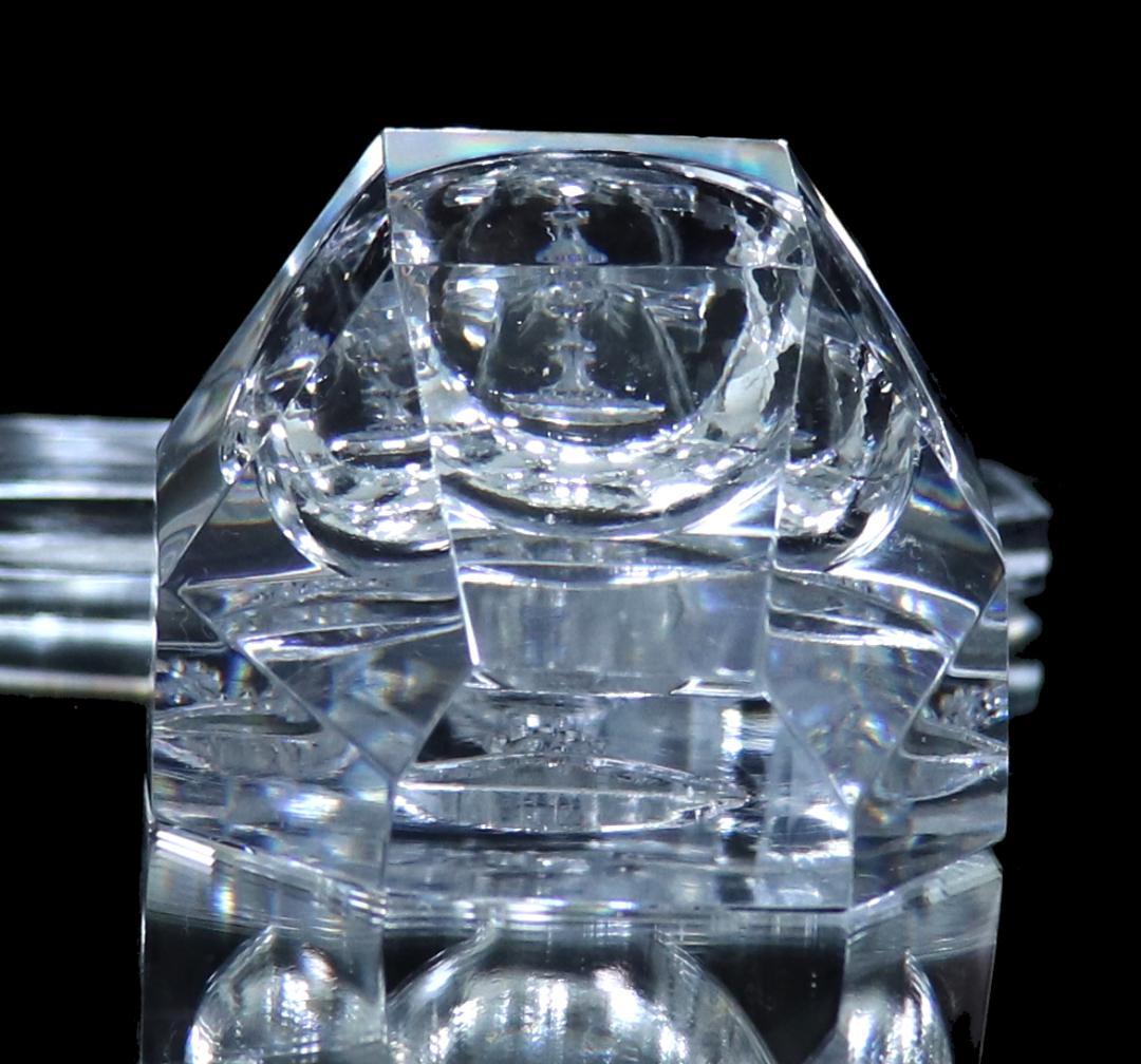 オールド・バカラ 激レア 十字架立体像 壁立て 置物 ペーパーウェイト イエス