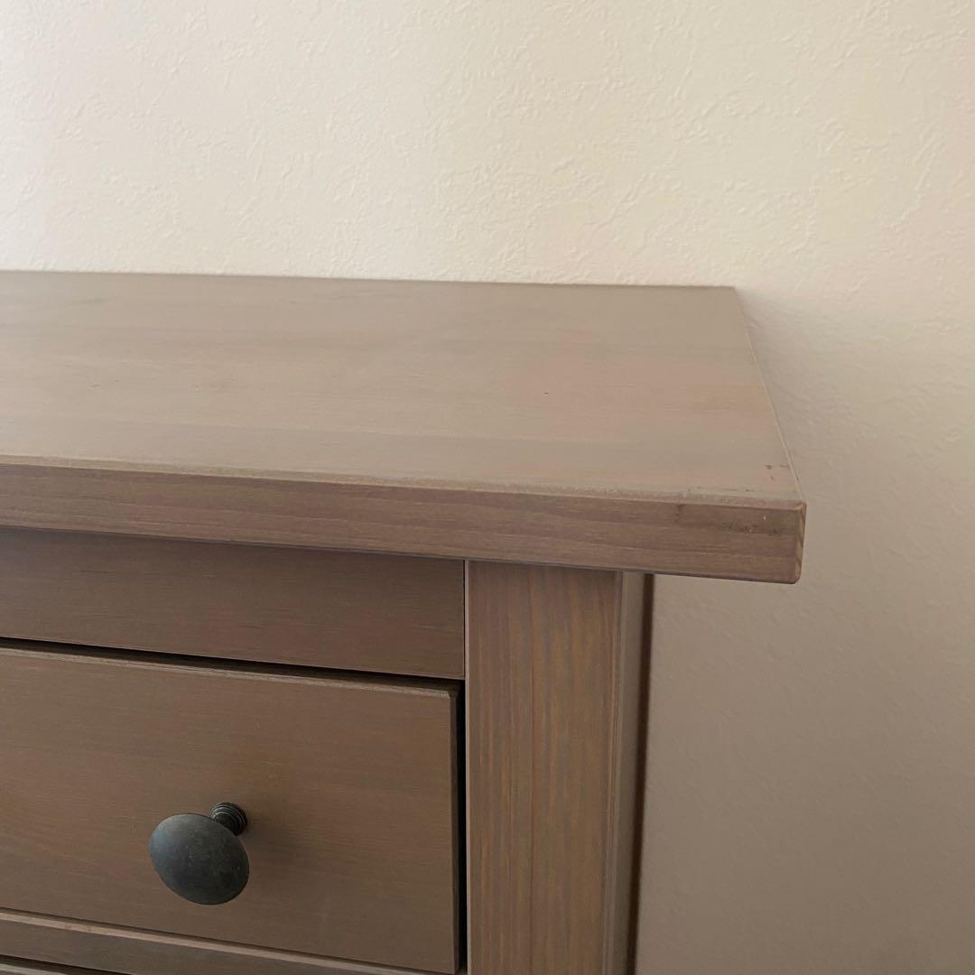 IKEA ヘムネス　チェスト　タンス　木製　5段　アンティーク　北欧　大容量