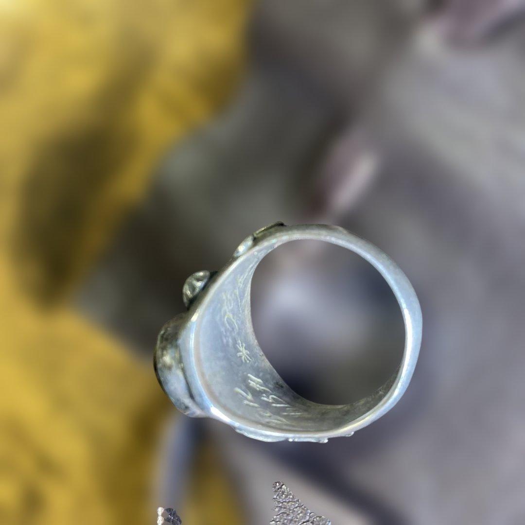 BIG HAND ブラックスター　リング￼ カード　袋付き！