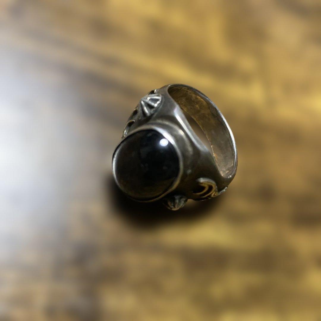 BIG HAND ブラックスター　リング￼ カード　袋付き！