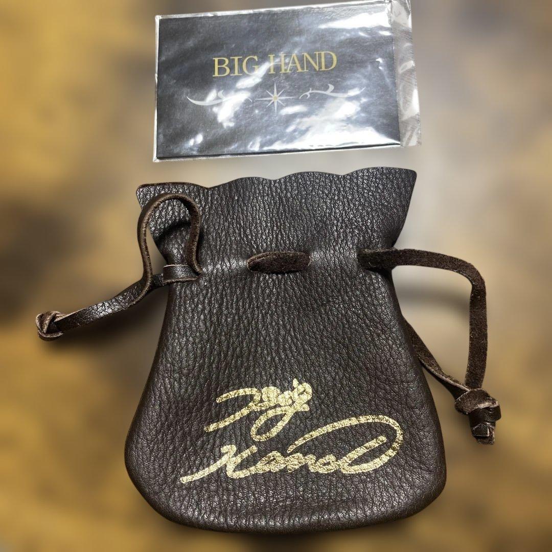 BIG HAND ブラックスター　リング￼ カード　袋付き！