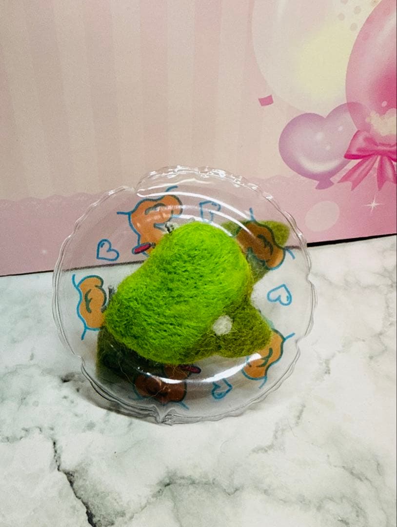 専用ページ　夏　羊毛フェルト　ボタンインコキーホルダー　オーダー品　鳥