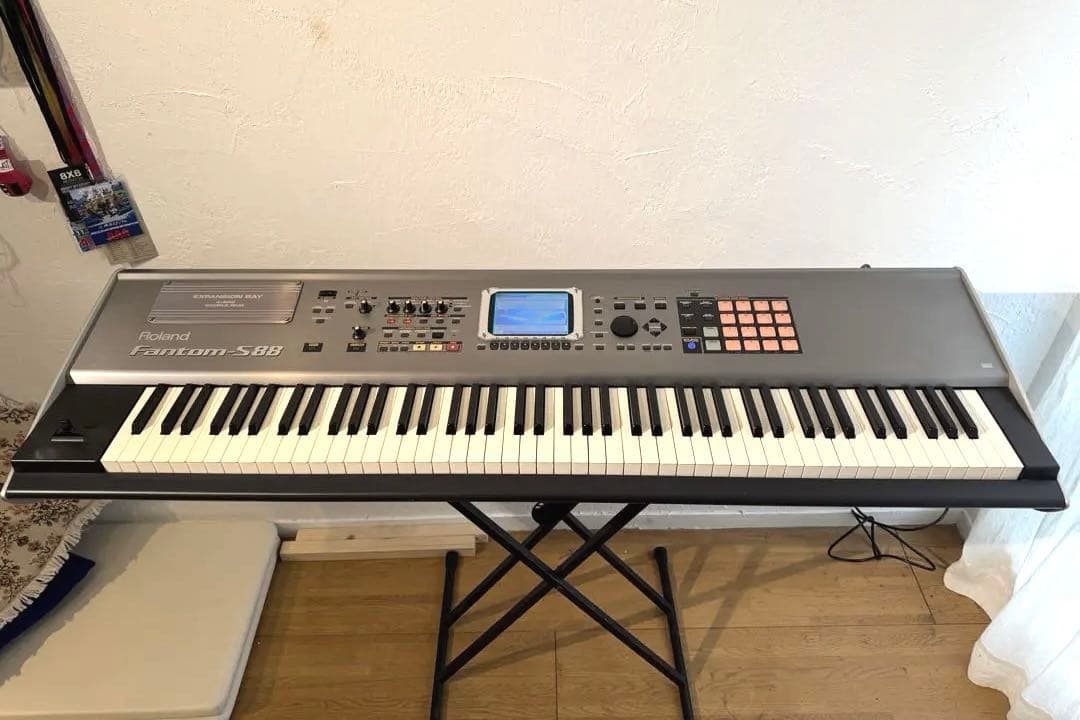 美品 Roland Fantom‑S88 88鍵 完動品 AC付 カバー保管