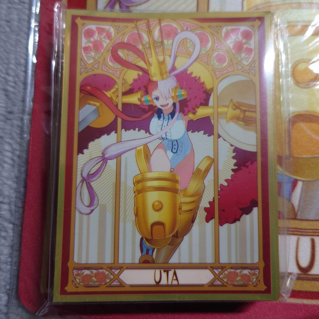 α2 ワンピース 鎧&ミュシャ風 ウタ スリーブ&プレイマット