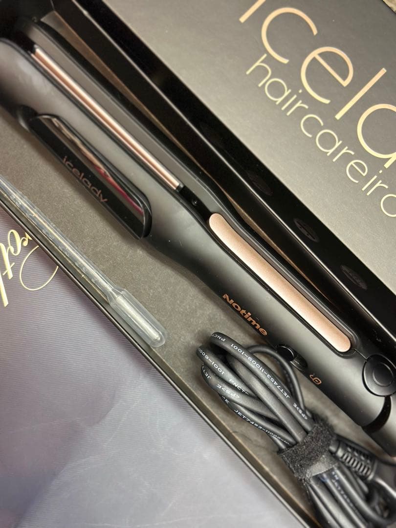 icelady Notime カールヘアアイロン ブラック