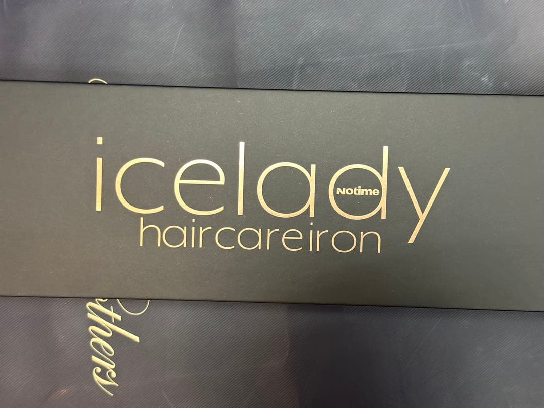 icelady Notime カールヘアアイロン ブラック