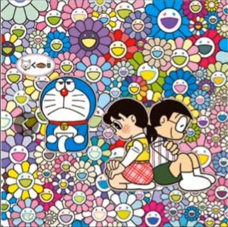 てつ様　村上隆 ドラえもんの日常 ED1000 ポスター 新品未開封。