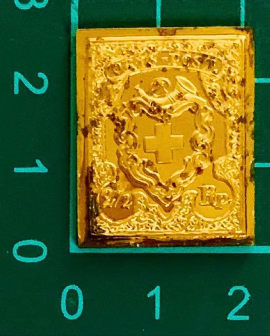 フランクリンミント　切手レプリカ 世界の国々の最初の切手 スイス　説明書付き1枚