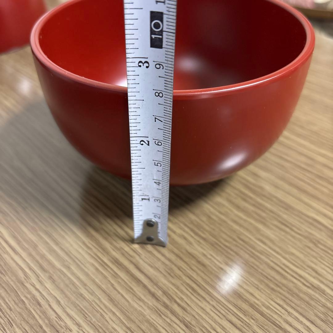 浄法寺塗　多用椀 大清造 木合古代朱５個セット