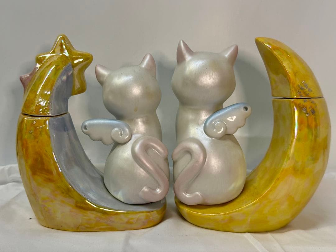 トゥンクルキャッツデキャンタ　猫　飾り　ブランデーボトル　スター　ムーン