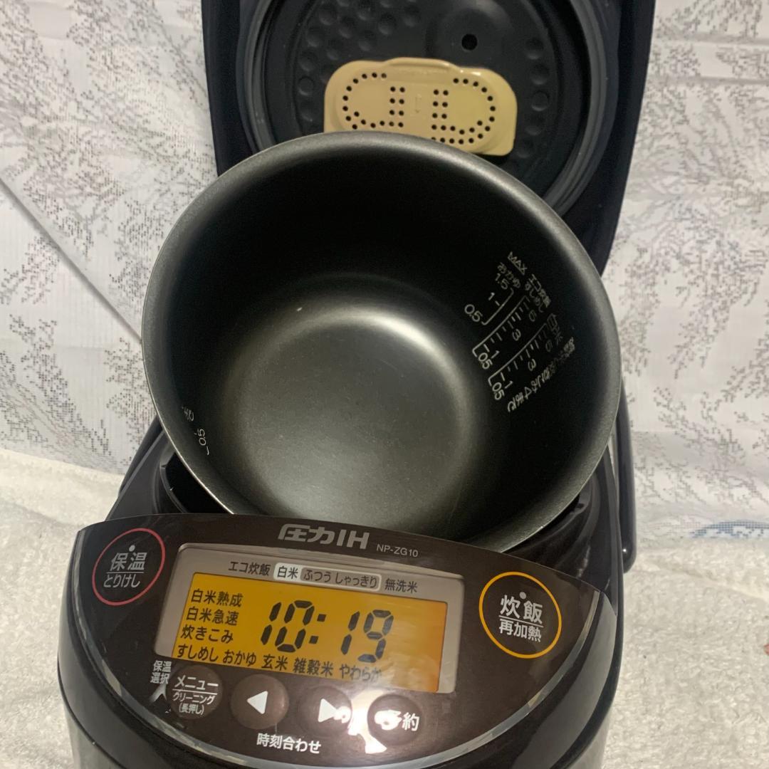 t*1様 良品　2018年■象印　NP-ZG10-TD 極め炊き5.5合炊き 圧