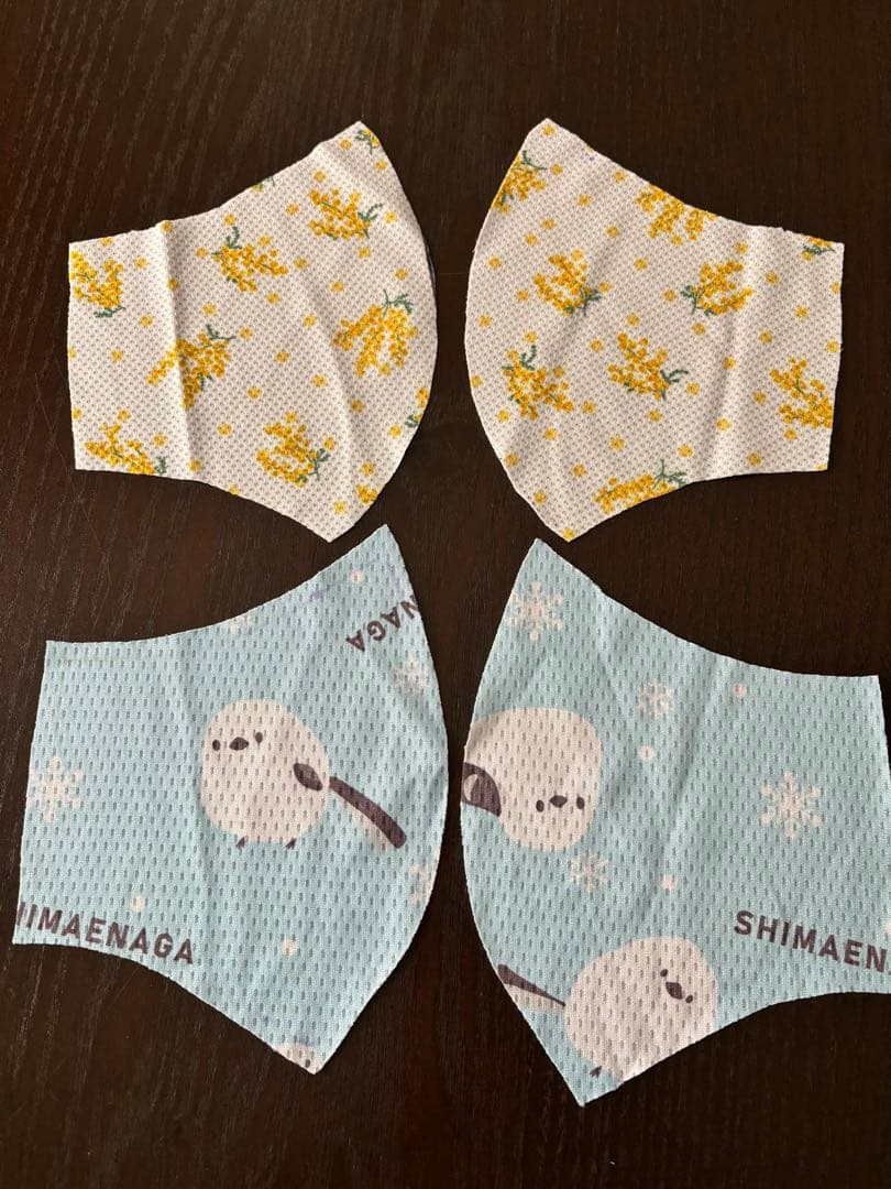 ♡mimineco♡です。 ハンドメイドインナーマスク　3枚組　シンプル