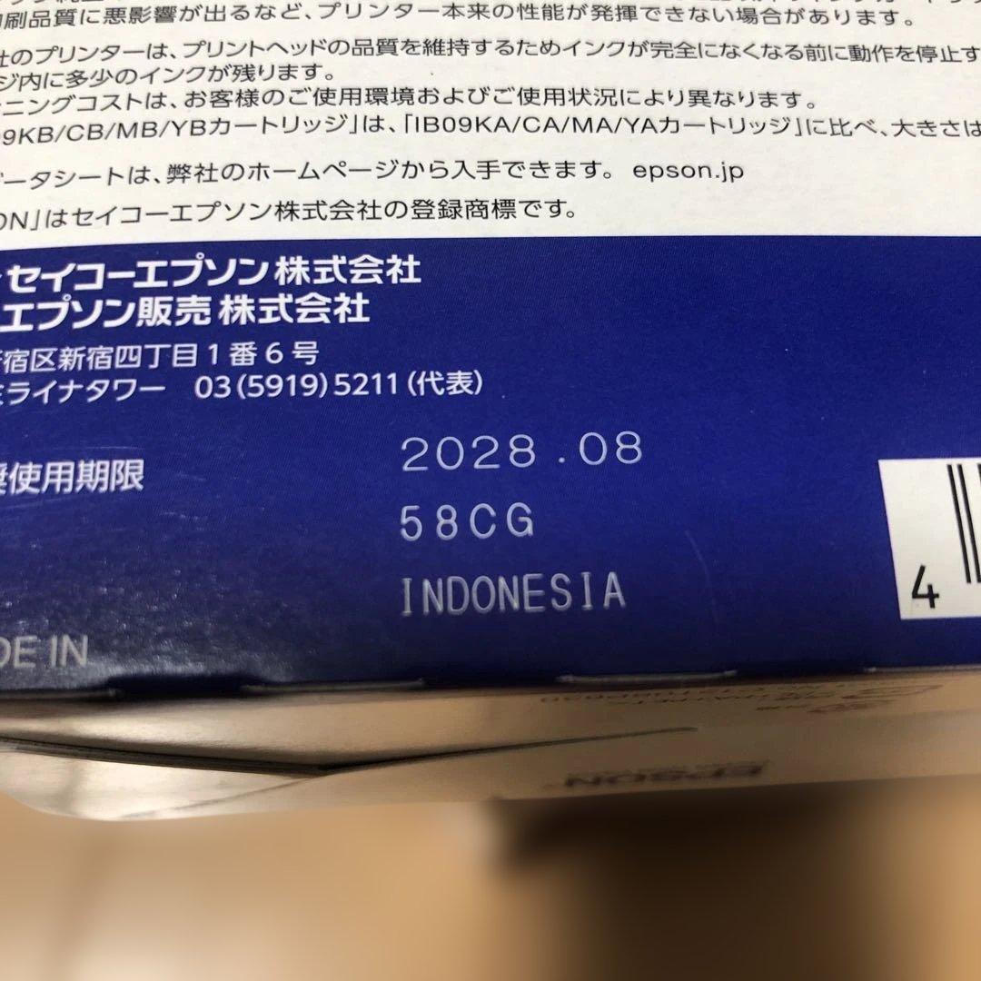 EPSON IB09CL4B 4色パック インクカートリッジ 3個セット