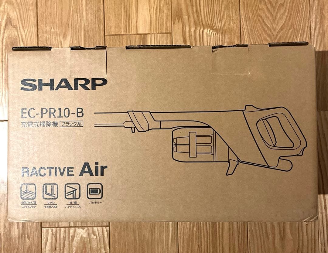 最終❗️【新品未開封】シャープ サイクロン掃除機EC-PR10 ラクティブエア　黒