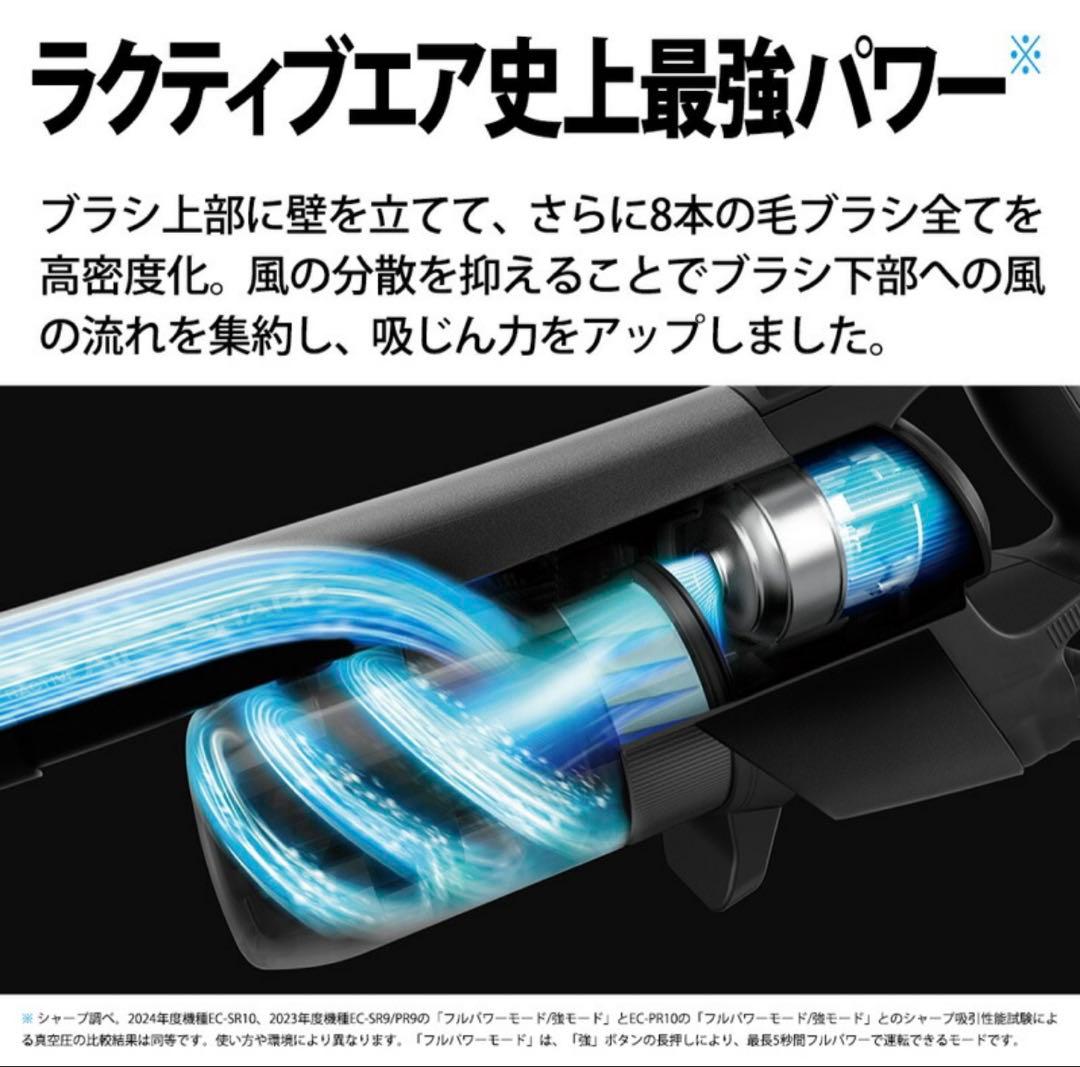 最終❗️【新品未開封】シャープ サイクロン掃除機EC-PR10 ラクティブエア　黒