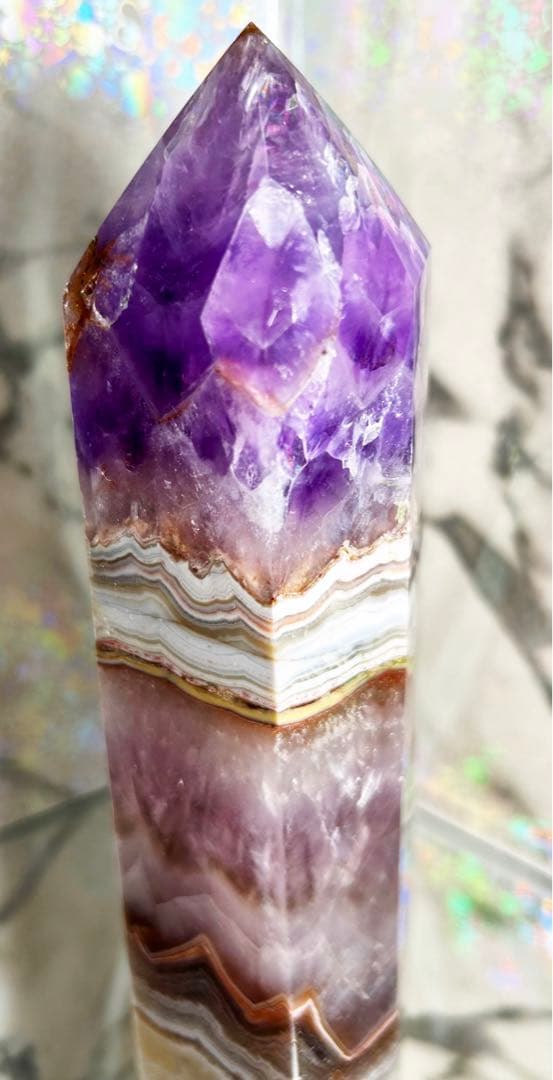 アメジスト 層タワー 超綺麗 大きいタワー 超レア 天然石 パワーストーン