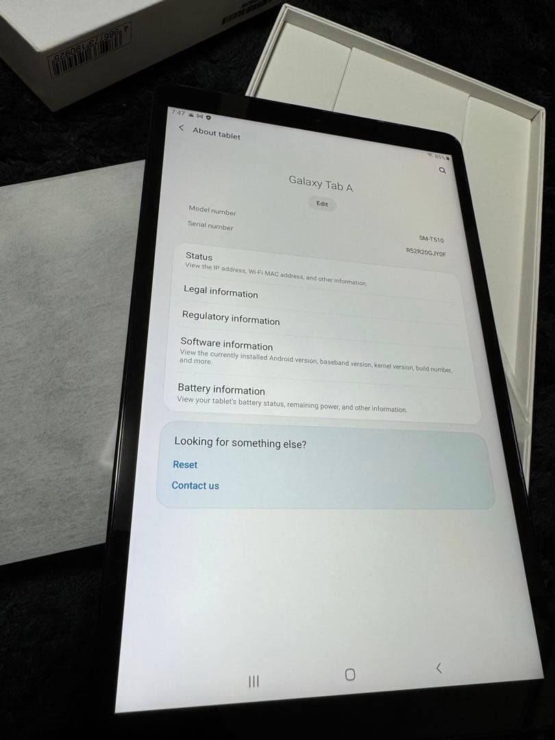 Galaxy Tab A T510 32GB Wi-FiモデルブラックタイプC