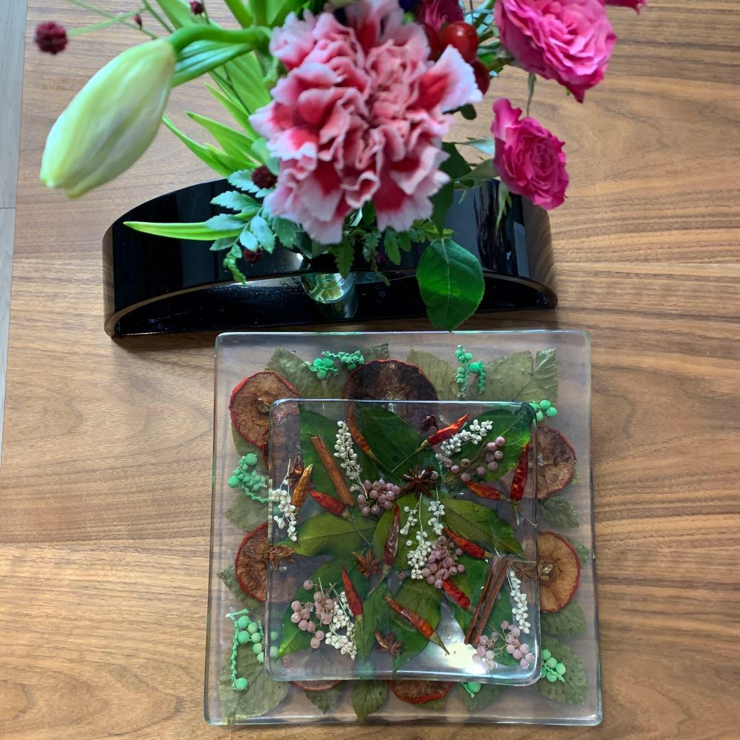 ❤️riccardo marzi❤️リカルドフィレンツェイタリア製スクエア皿プレート